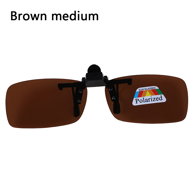 Clip-on Polarized Day Night Vision Flip-up Lens Driving Glasses Sunglasses ho - Bild 14 von 20