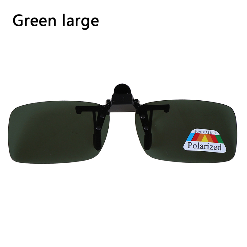Clip-on Polarized Day Night Vision Flip-up Lens Driving Glasses Sunglasses ho - Bild 18 von 20