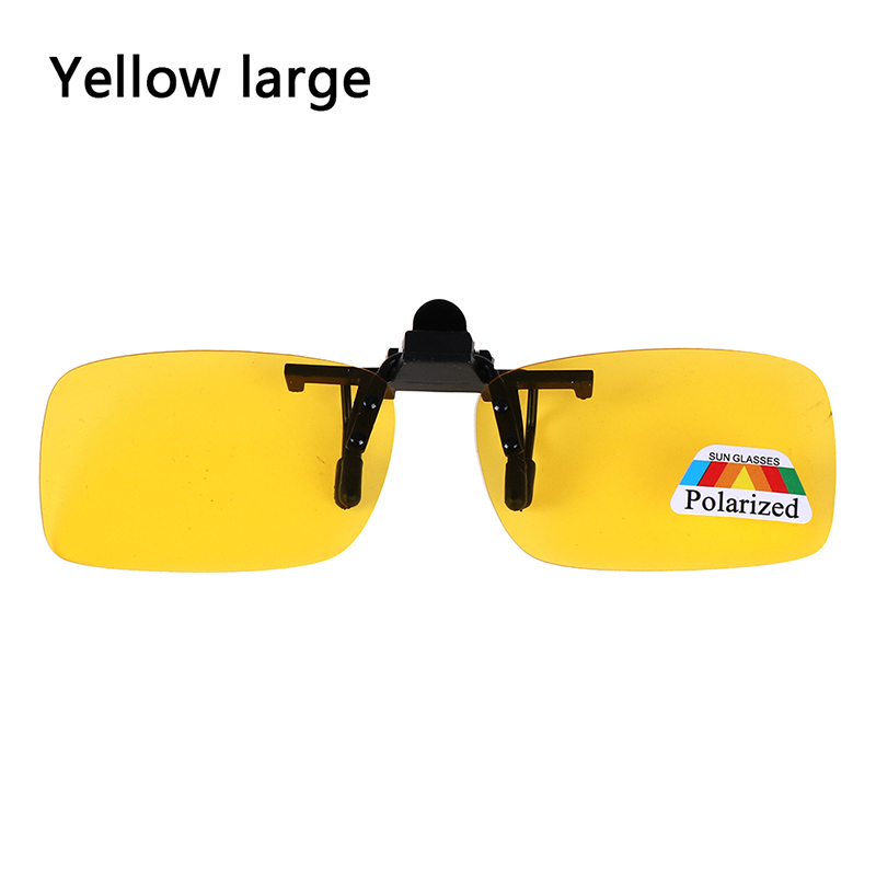 Clip-on Polarized Day Night Vision Flip-up Lens Driving Glasses Sunglasses ho - Bild 19 von 20