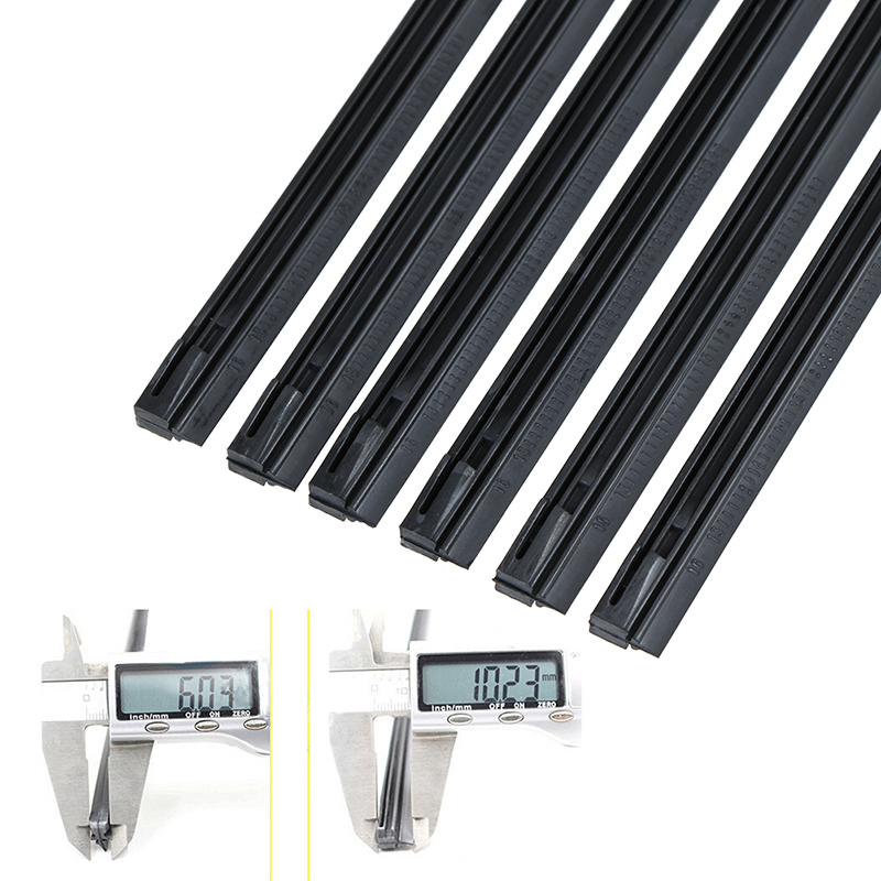 Windshield wiper outlet blade refills
