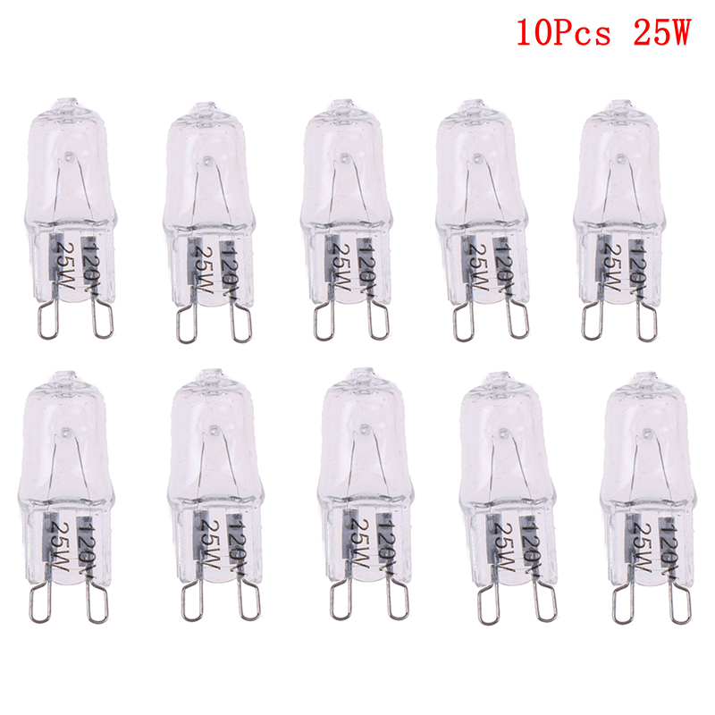 10Pcs G9 Pin Halogen 120V 25W 40W 60W Light Bulb JCD G9' J JzJ FzJ-f` H8 - Picture 13 of 15