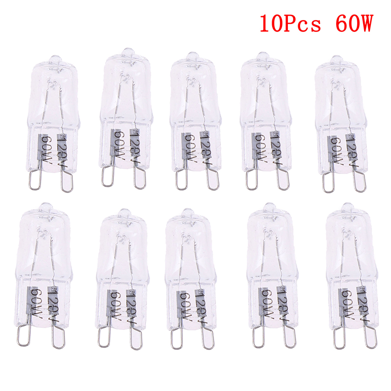 10Pcs G9 Pin Halogen 120V 25W 40W 60W Light Bulb JCD G9' J JzJ FzJ-f` H8 - Picture 14 of 15