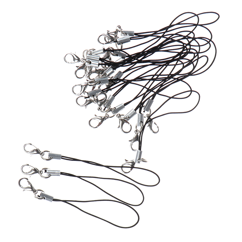 10Pcs Lanyard keychain for USB flash drive strap string blackTPDAL LRBBATAUK SN❤ - Picture 6 of 8