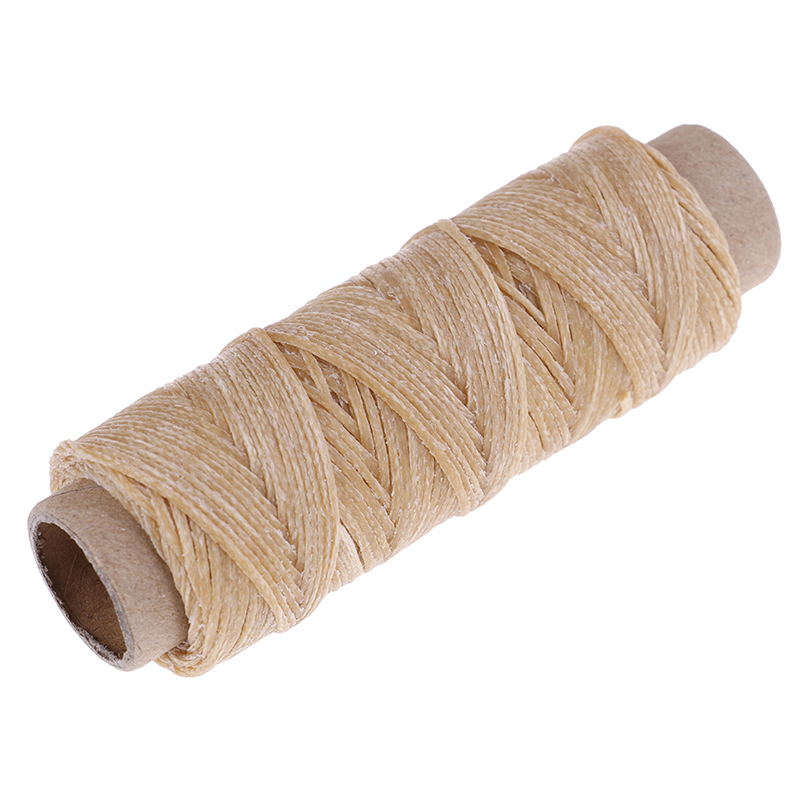 50m/Roll Leather Sewing Flat Waxed Thread Wax String Hand Stitching Craft 150 DB - Picture 20 of 23
