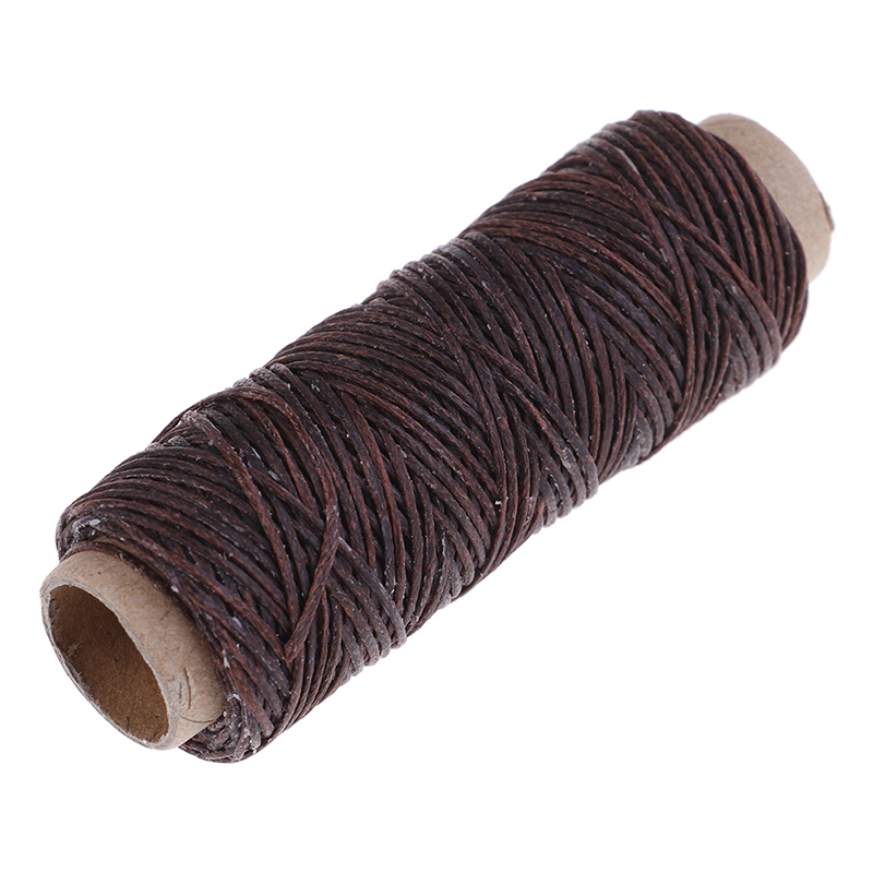 50m/Roll Leather Sewing Flat Waxed Thread Wax String Hand Stitching Craft 150 DB - Picture 14 of 23
