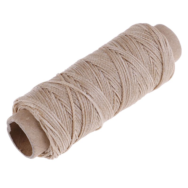 50m/Roll Leather Sewing Flat Waxed Thread Wax String Hand Stitching Craft 150 DB - Picture 19 of 23
