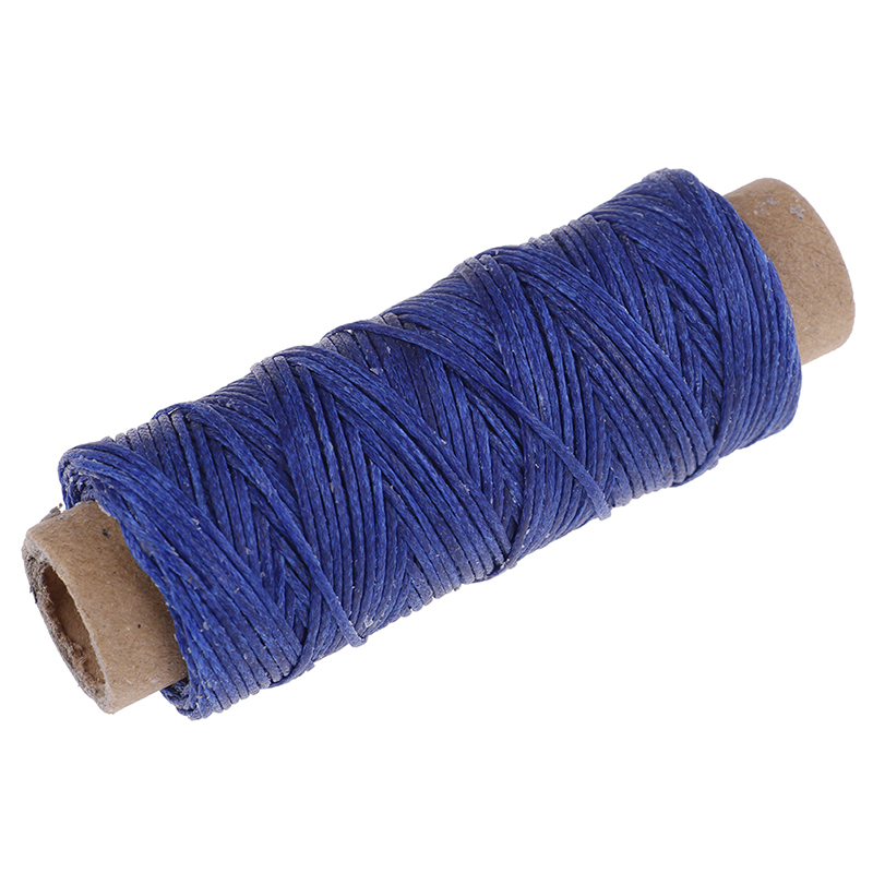 50m/Roll Leather Sewing Flat Waxed Thread Wax String Hand Stitching Craft 150 DB - Picture 16 of 23