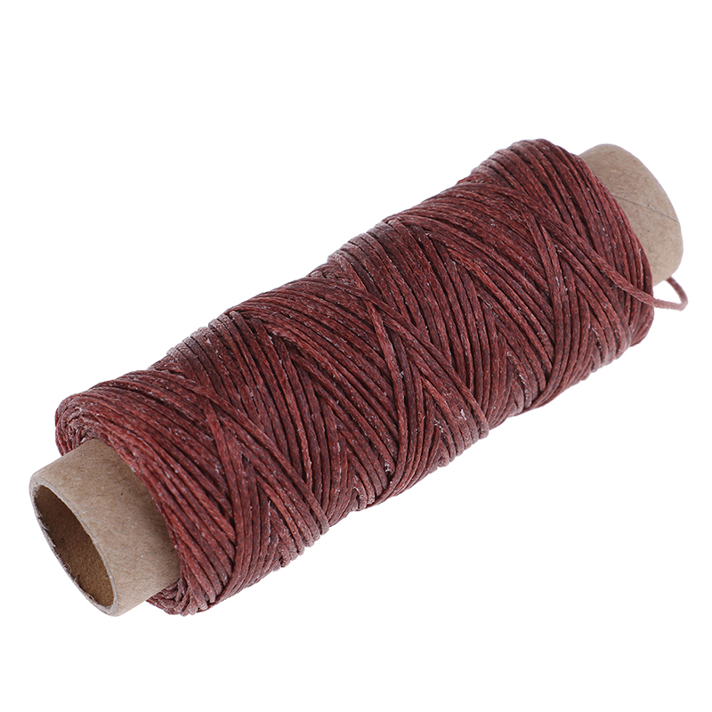 50m/Roll Leather Sewing Flat Waxed Thread Wax String Hand Stitching Craft 150 DB - Picture 15 of 23