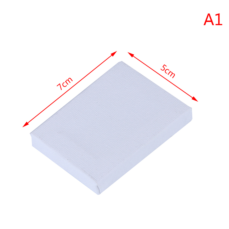 10X 4Sizes Mini Artist Stretched Canvas Square Small Art Board Acrylic Oil Pa-qk - Picture 10 of 16