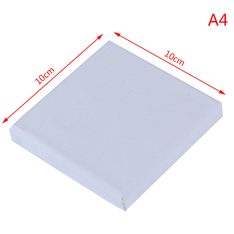 10X 4Sizes Mini Artist Stretched Canvas Square Small Art Board Acrylic Oil Pa-qk - Picture 14 of 16