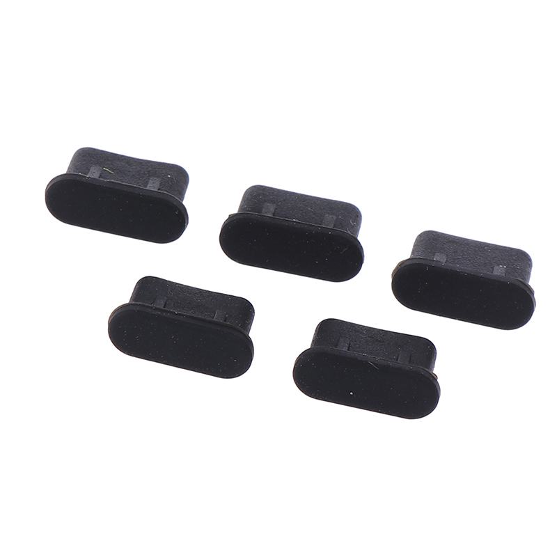 5 Stück USB-Typ-C Staubschutz-Abdeckkappen Buchse Ladegerät-Stecker Anschluss#B - Zdjęcie 10 z 10