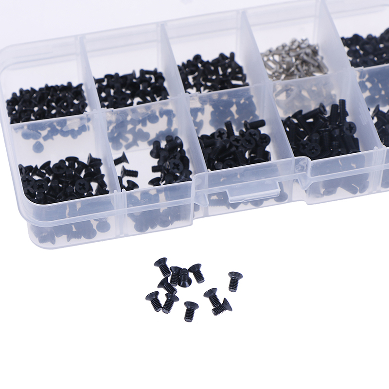 500pcs Laptop Computer Screws Set Universal screw M2 M2.3.jiB-KF ❤OF - Bild 4 von 12