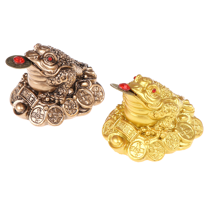 1pc Chinese Fortune Frog Feng Shui_Lucky Money Toad Home Office Decorat ...