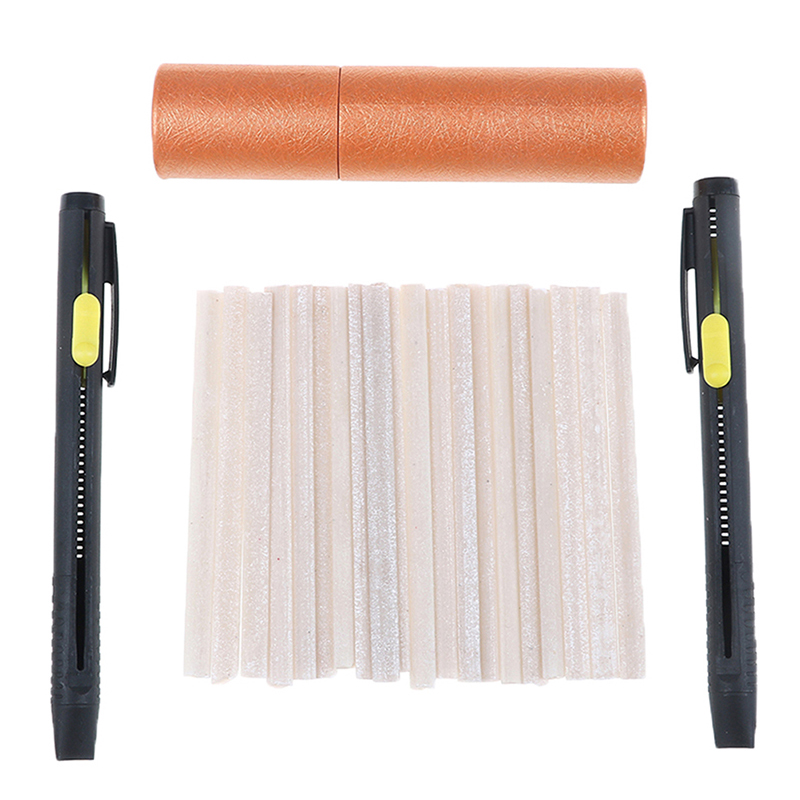 Stylo à Craie Pour Tailleur Et Couture - Marqueur De Tissu Avec Bouton Poussoir - Pour Coton, Cuir - Précision Et Facilité D'Utilisation - 10