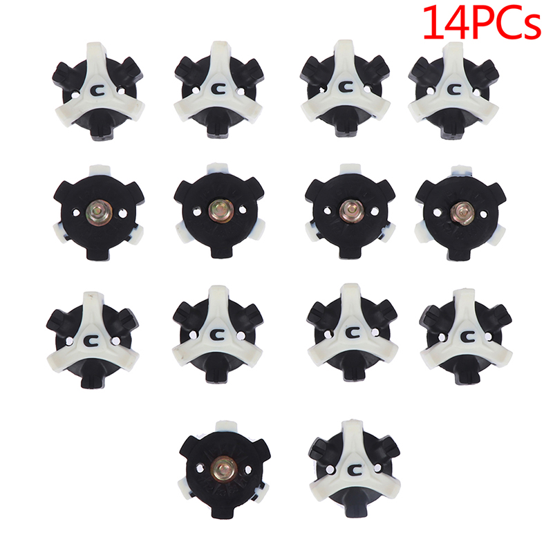 14PCs Golf shoes soft Spikes Pins Fast Twist Shoe Spikes Set Training A=y= FC11016