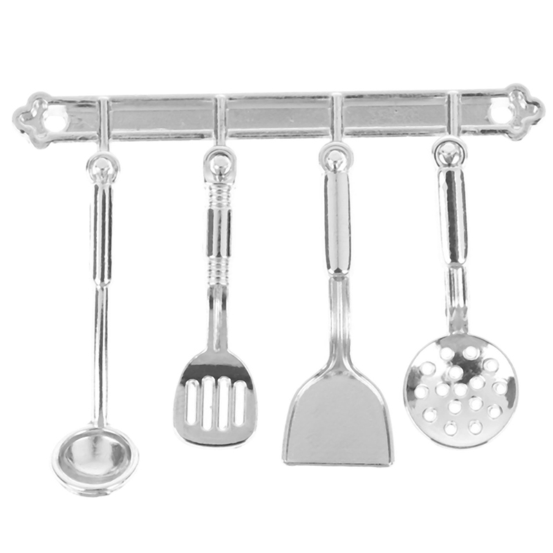 5Pcs/set 1:12 Kitchen Dollhouse Miniature Cookware Tools Dollhouse Accessorie Le