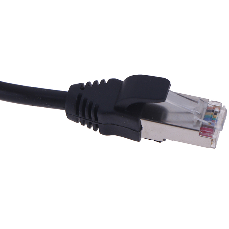 1Pc RJ45 Male to Female Screw Panel Mount Ethernet LAN Network Extension Ca L❤ - Picture 4 of 17