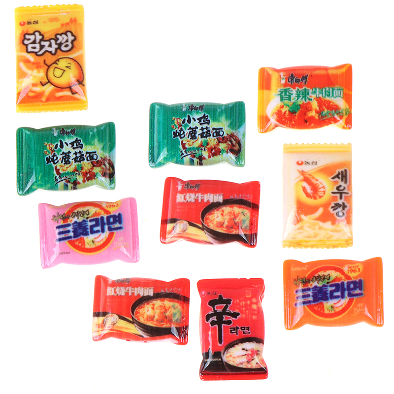 10pcs Simulation Instant noodles Pretend Food Toys DIY Accessories J.KE u 10pcs Simulation Instant noodles Pretend Food Toys DIY Accessories J.KE u