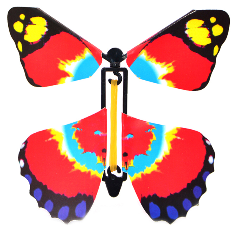 Magic butterfly sale flying card toy