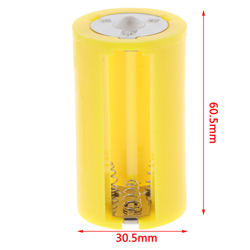 2PC 3AA to D Parallel Adapter Battery Holder Converter Adapter Switcher Case `hg - Bild 4 von 12