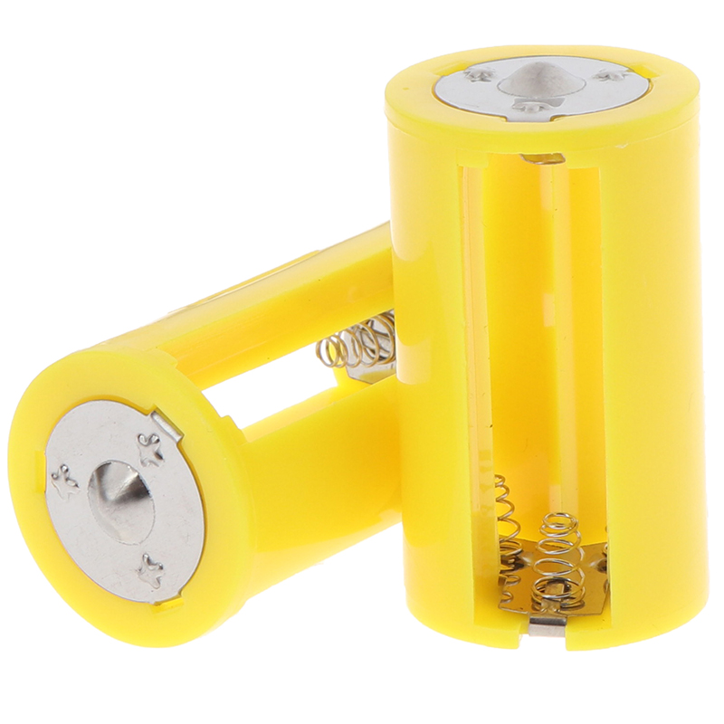 2PC 3AA to D Parallel Adapter Battery Holder Converter Adapter Switcher Case `hg - Bild 9 von 12