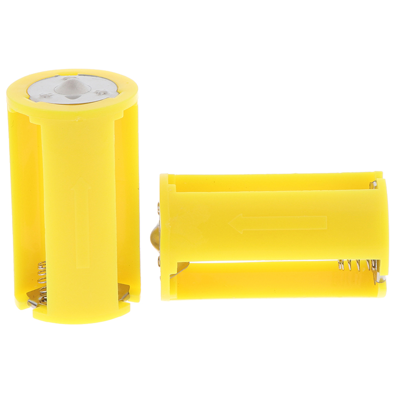 2PC 3AA to D Parallel Adapter Battery Holder Converter Adapter Switcher Case `hg - Bild 10 von 12