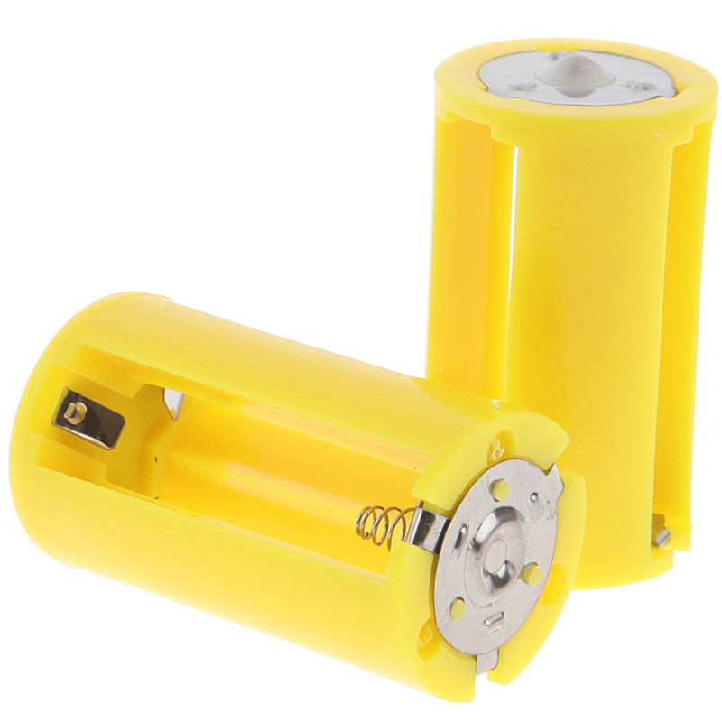 2PC 3AA to D Parallel Adapter Battery Holder Converter Adapter Switcher Case `hg - Bild 11 von 12
