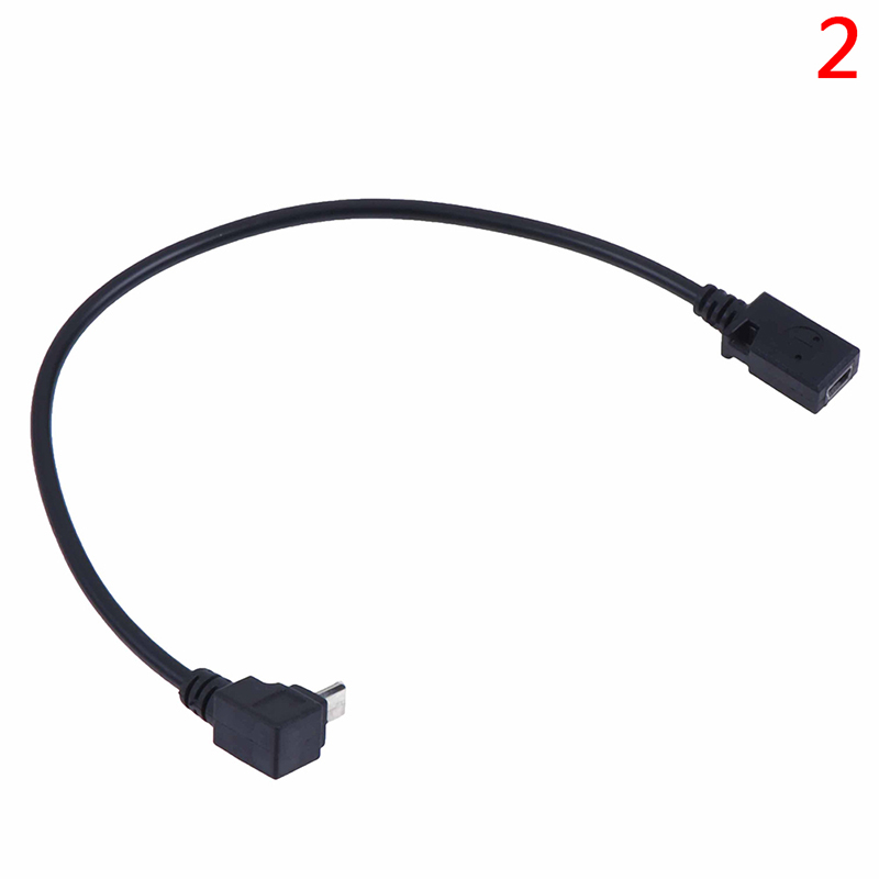 90-Grad-Micro-USB-Stecker auf Mini-USB-Buchse Adapter-Konverterkabel#B - Zdjęcie 16 z 16