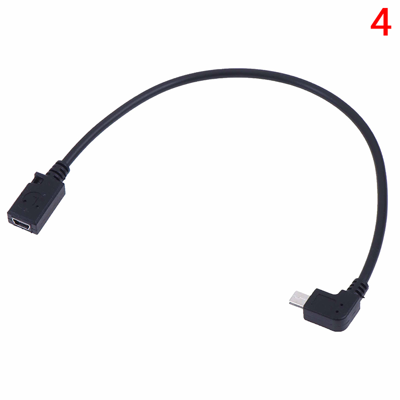 90-Grad-Micro-USB-Stecker auf Mini-USB-Buchse Adapter-Konverterkabel#B - Zdjęcie 14 z 16