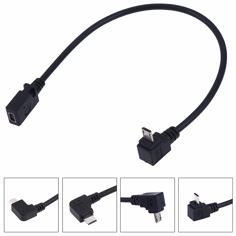 90 Degree Micro USB Male To Mini USB Female Adapter Converter CableG yk 90-degree-micro-usb-male-to-mini-usb-female-adapter-converter-cableg-yk