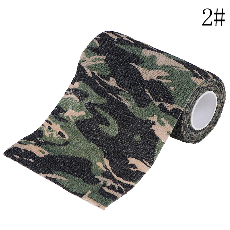 1Pc Outdoor Camo Gun Hunting Camping Camouflage Stealth Duct Tape Wrap ZYB DhAF - Imagen 14 de 22
