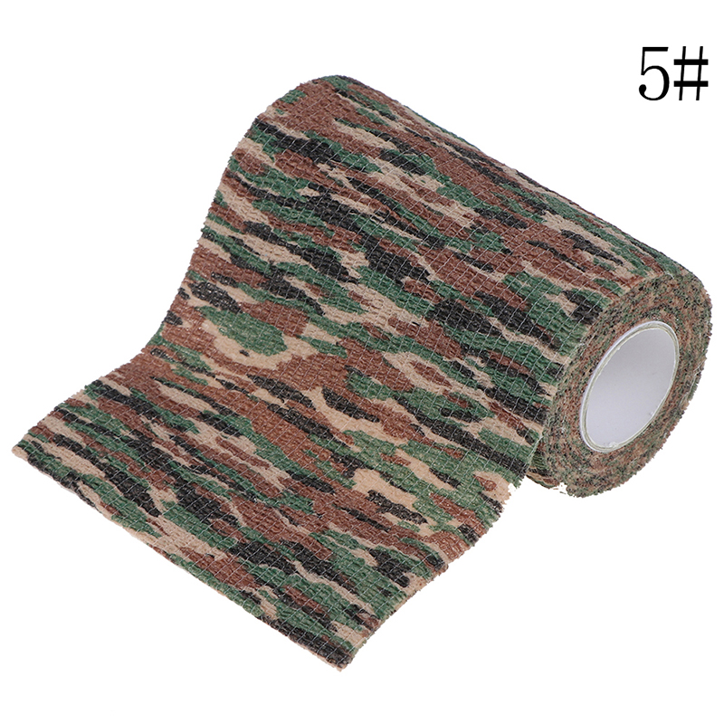 1Pc Outdoor Camo Gun Hunting Camping Camouflage Stealth Duct Tape Wrap ZYB DhAF - Imagen 22 de 22