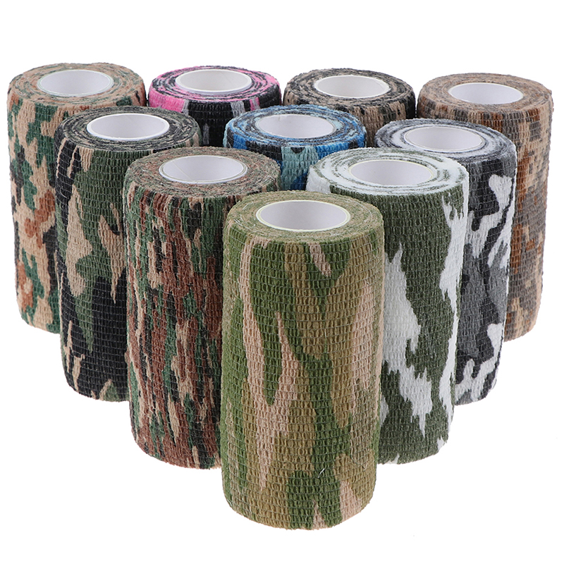 1Pc Outdoor Camo Gun Hunting Camping Camouflage Stealth Duct Tape Wrap ZYB DhAF - Imagen 7 de 22
