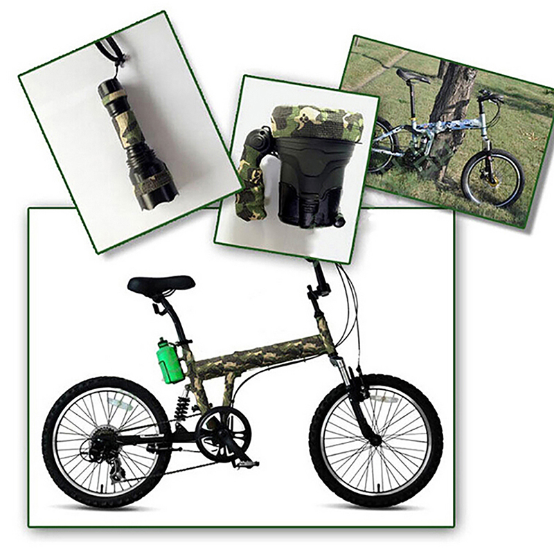 1Pc Outdoor Camo Gun Hunting Camping Camouflage Stealth Duct Tape Wrap ZYB DhAF - Imagen 12 de 22
