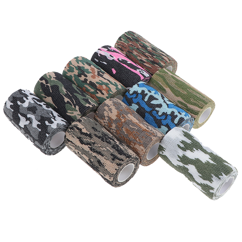 1Pc Outdoor Camo Gun Hunting Camping Camouflage Stealth Duct Tape Wrap ZYB DhAF - Imagen 11 de 22