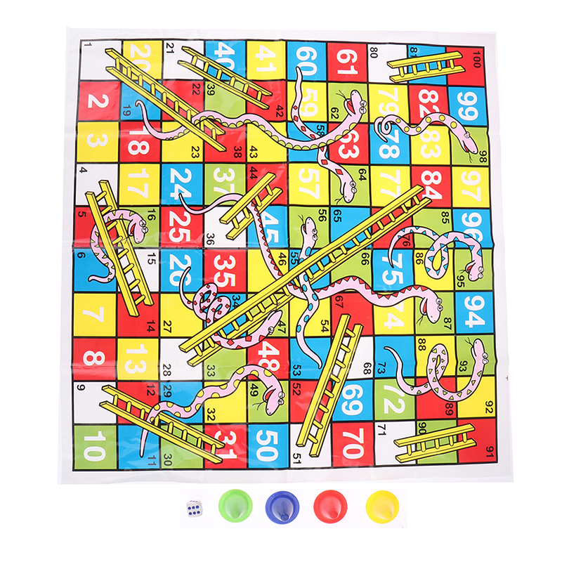 Snake Ladder Educational Kids Children Toys Family Interesting Board Game gi-ja - Picture 12 of 12