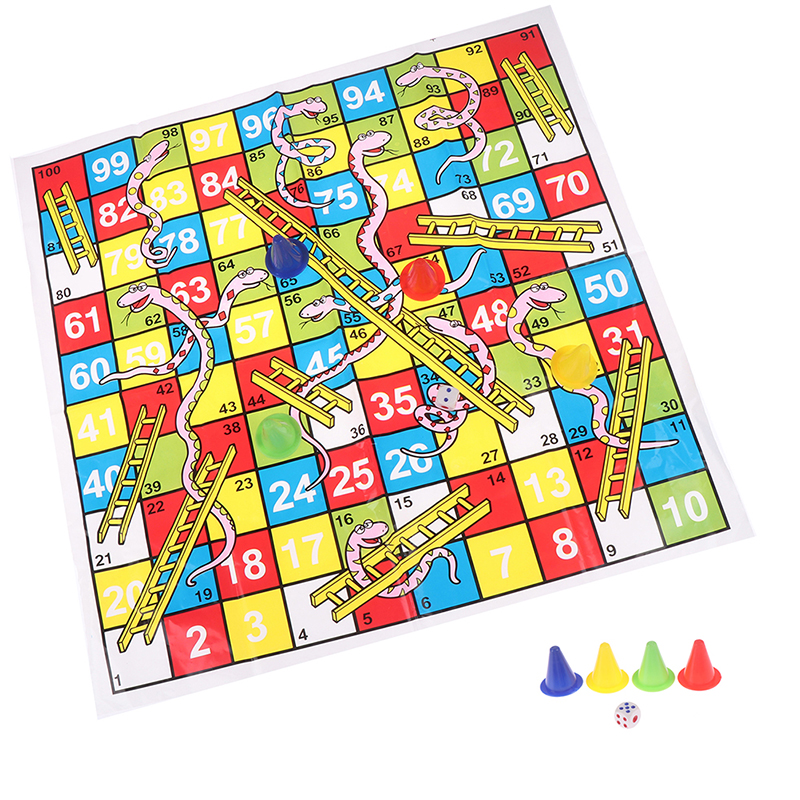 Snakes and Ladders Board Game for Kids: Children Can Play Snakes