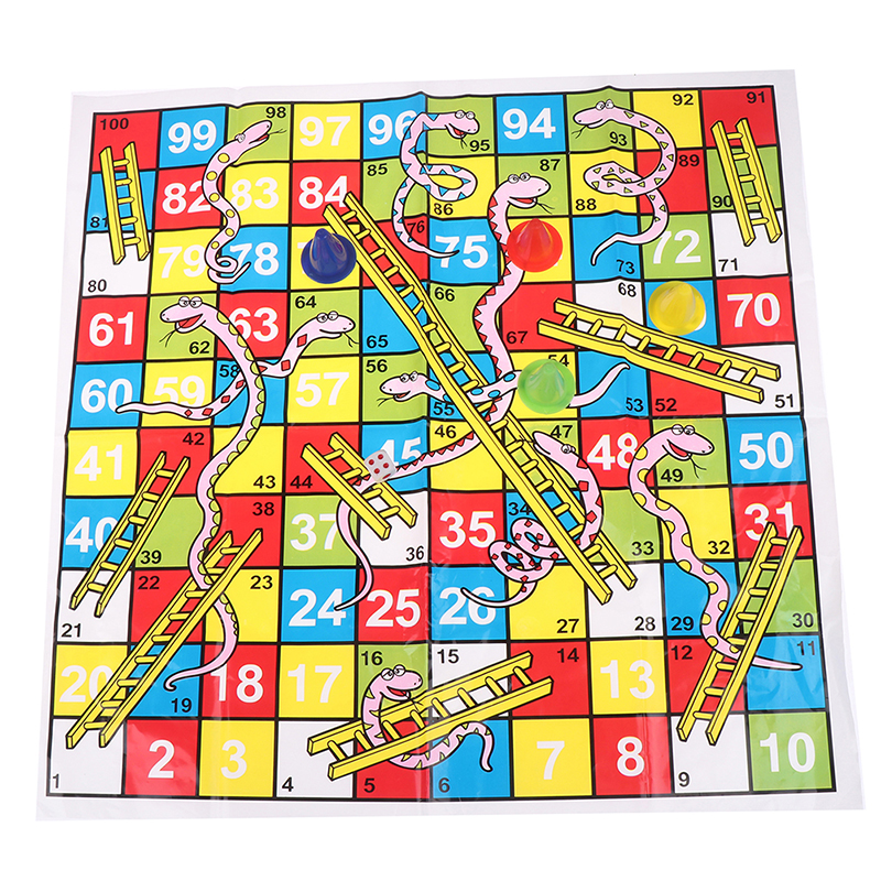 Snake Ladder Educational Kids Children Toys Family Interesting Board Game gi-ja - Picture 7 of 12