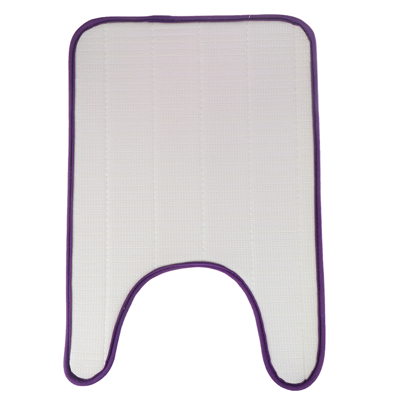 U-Shaped Memory Foam Bath Mats Toilet Mat Bathroom Coral Fleece Carpet Home -yn - Bild 7 von 20