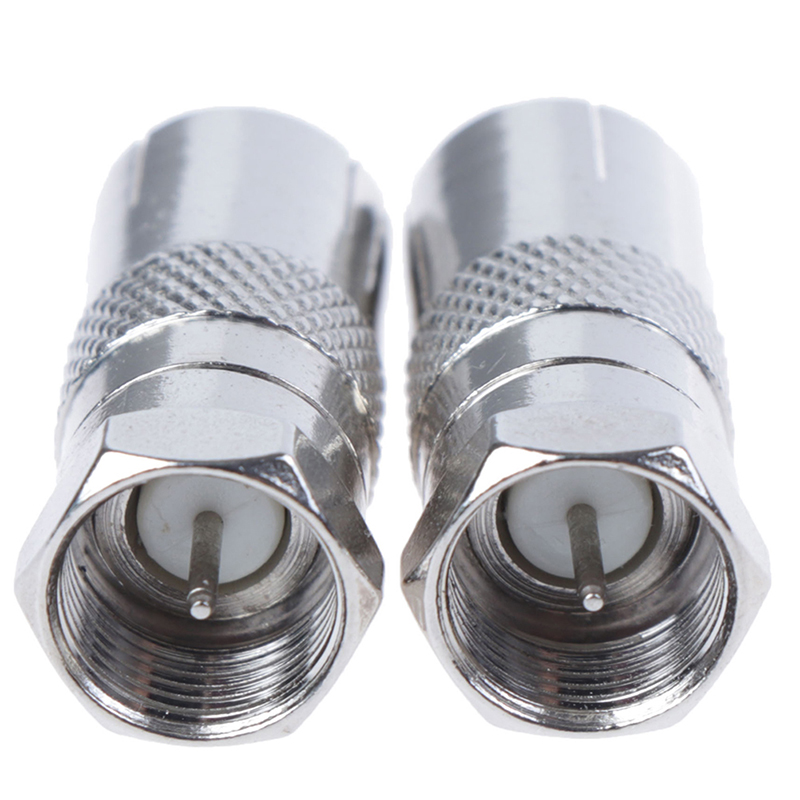 2Pcs F Type Male Plug Connector Socket to RF Coax TV Aerial Female RF AdapteR1 - Picture 7 of 12