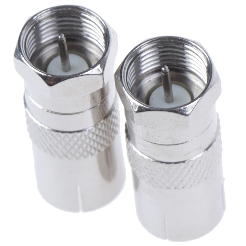 2Pcs F Type Male Plug Connector Socket to RF Coax TV Aerial Female RF AdapteR1 - Picture 11 of 12