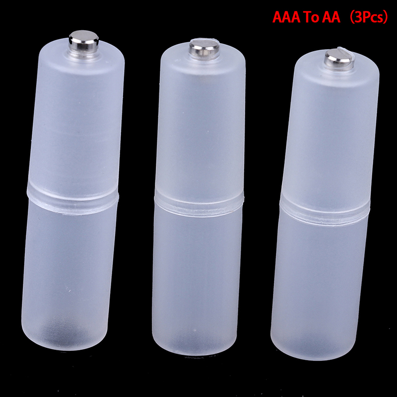 3Pcs AAA to AA/ AA to C/ AA to D Battery Adaptor Holder Case Converter Swi T HN - Bild 13 von 15