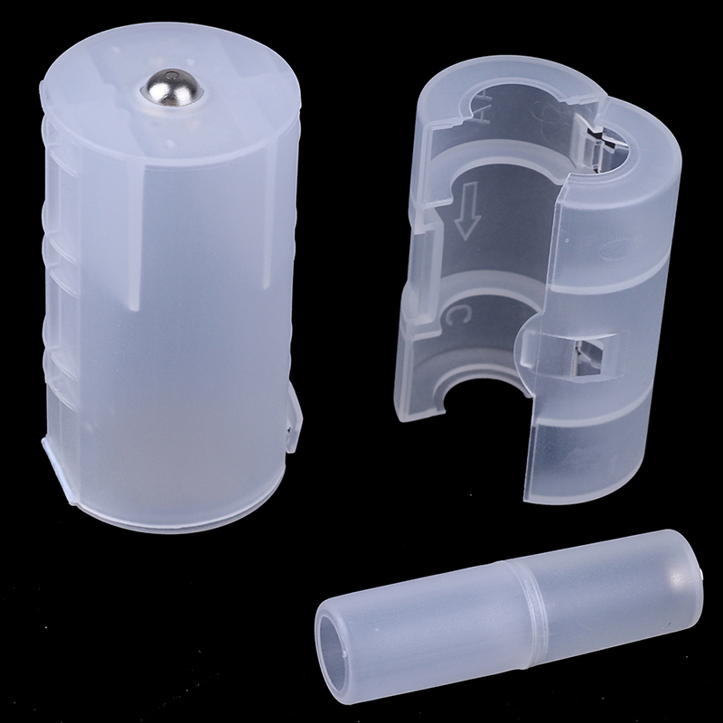 3Pcs AAA to AA/ AA to C/ AA to D Battery Adaptor Holder Case Converter Swi T HN - Bild 7 von 15
