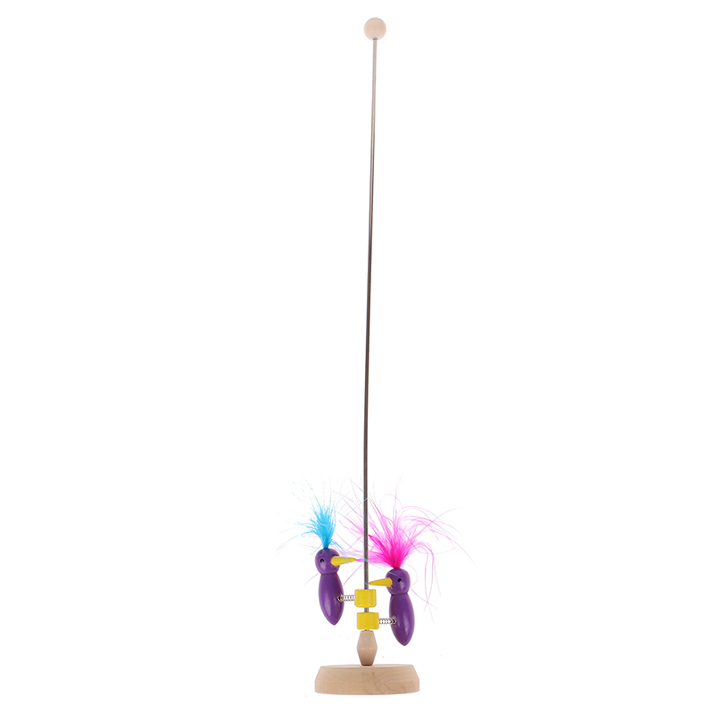 Classic Toy Woodpecker Hot on A Stick Pole Wooden Babies Toy G-qk - Picture 4 of 15