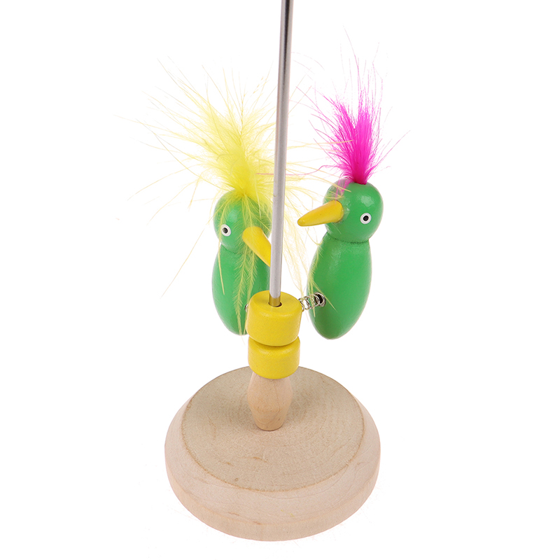 Classic Toy Woodpecker Hot on A Stick Pole Wooden Babies Toy G-qk - Picture 6 of 15