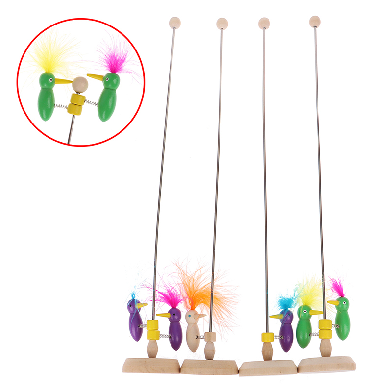 Classic Toy Woodpecker Hot on A Stick Pole Wooden Babies Toy G-qk - Picture 11 of 15