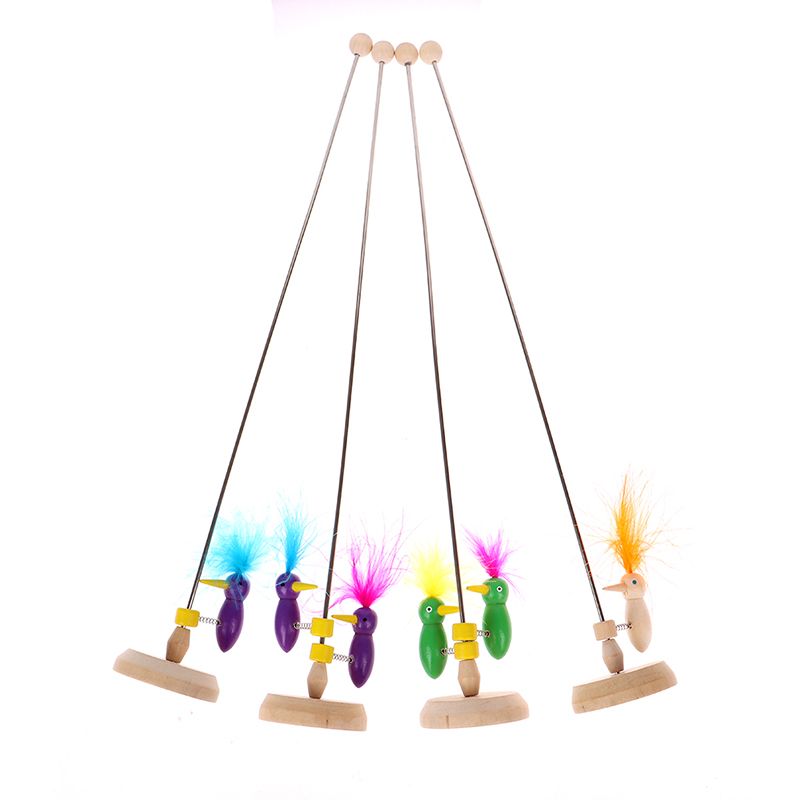 Classic Toy Woodpecker Hot on A Stick Pole Wooden Babies Toy G-qk - Picture 9 of 15