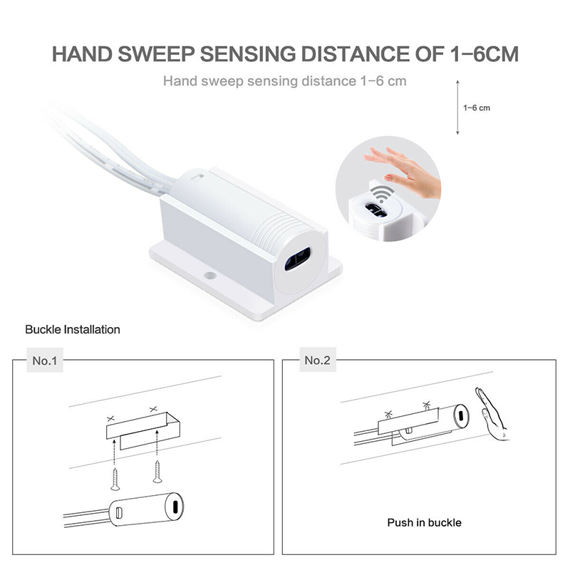 DC12V 24V Motion Sensor Switch Hand Sweep IR Sensor Switch ON/OFF DIY LED LiYJRI - Picture 7 of 12