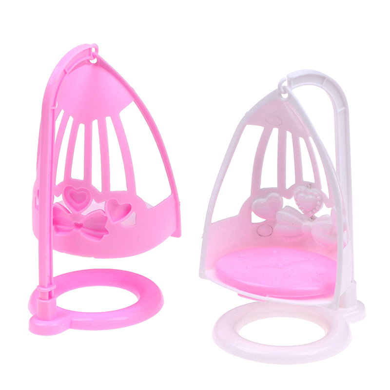 Dollhouse Swing Chair For Girl Doll Miniature Furniture Toys Doll House DecoFG