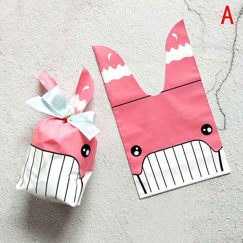 Cute Rabbit Ear Cookie Bag Gift Bag For Candy Biscuits Snack Baking Wedding G^PN - Picture 13 of 23